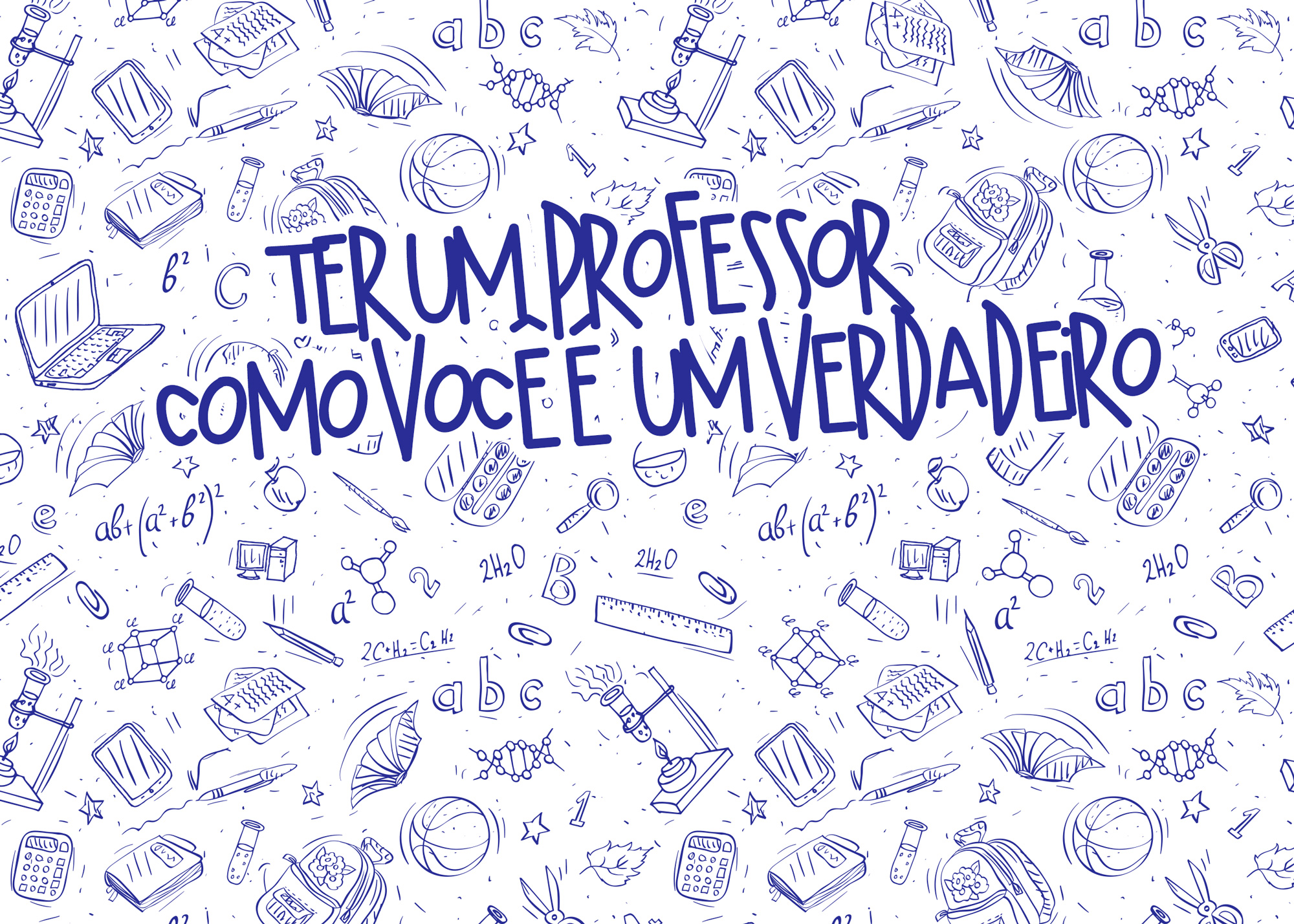 imprimir cartão para professora