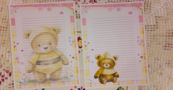 carta infantil para imprimir