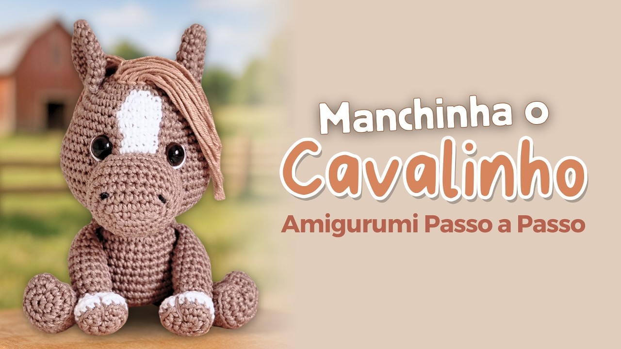 cavalo de crochê
