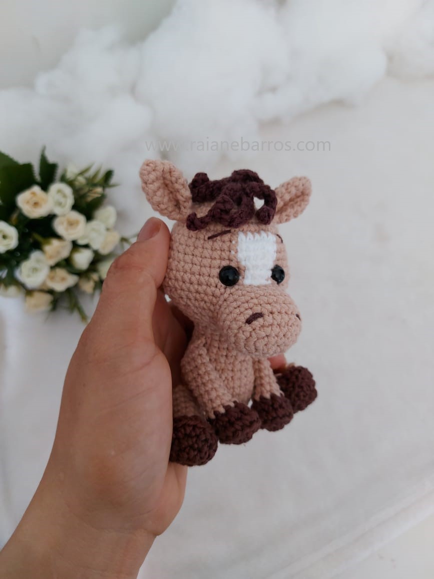 cavalo de crochê