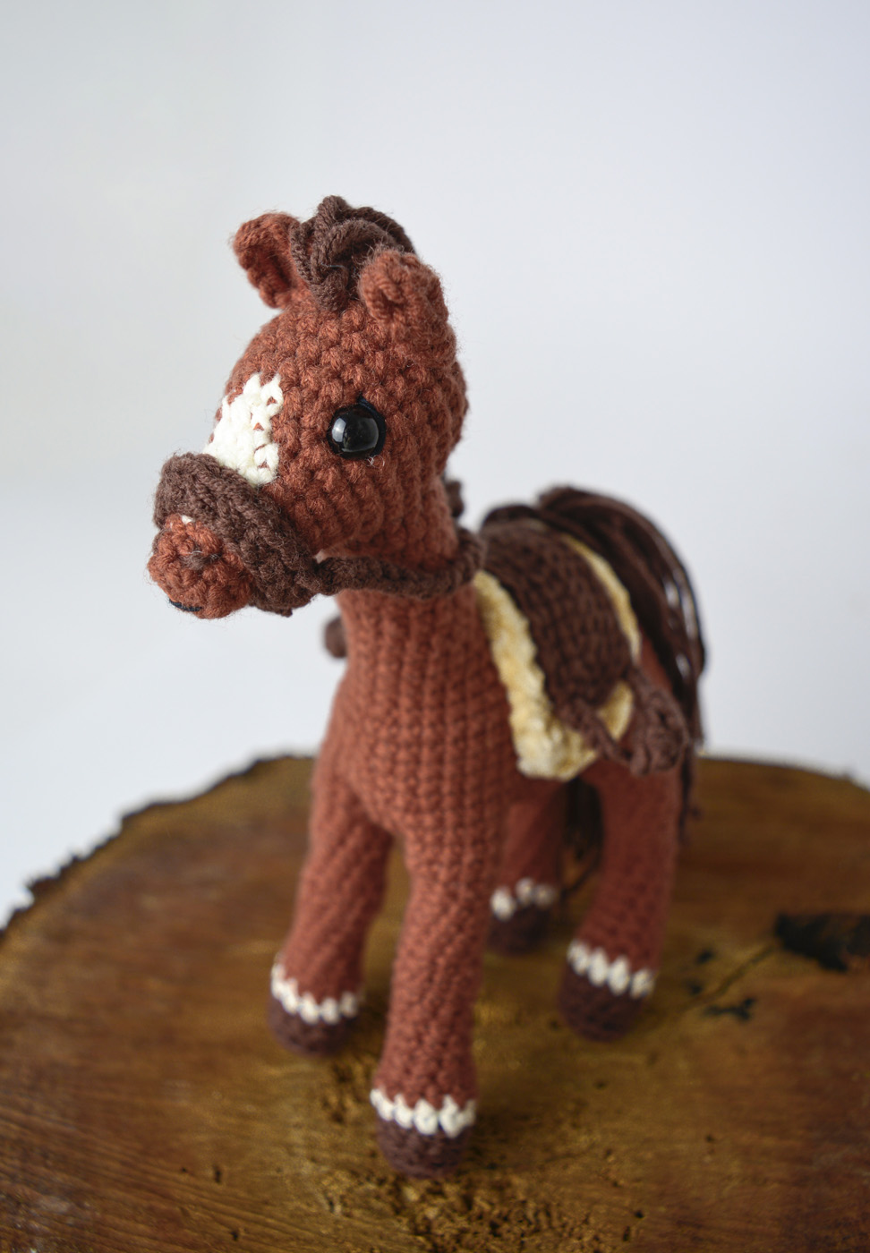 cavalinho amigurumi pequeno