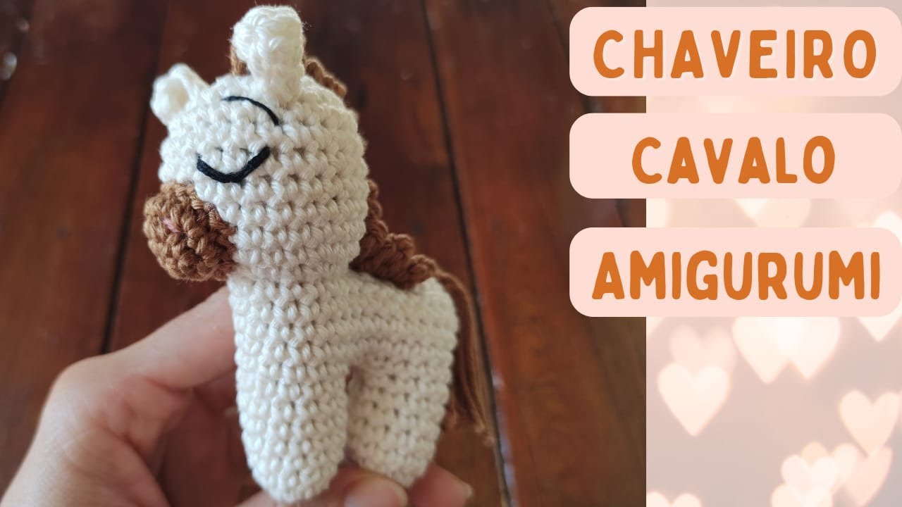 amigurumi cavalo realista