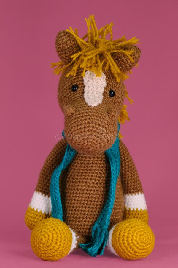 cavalo de crochê