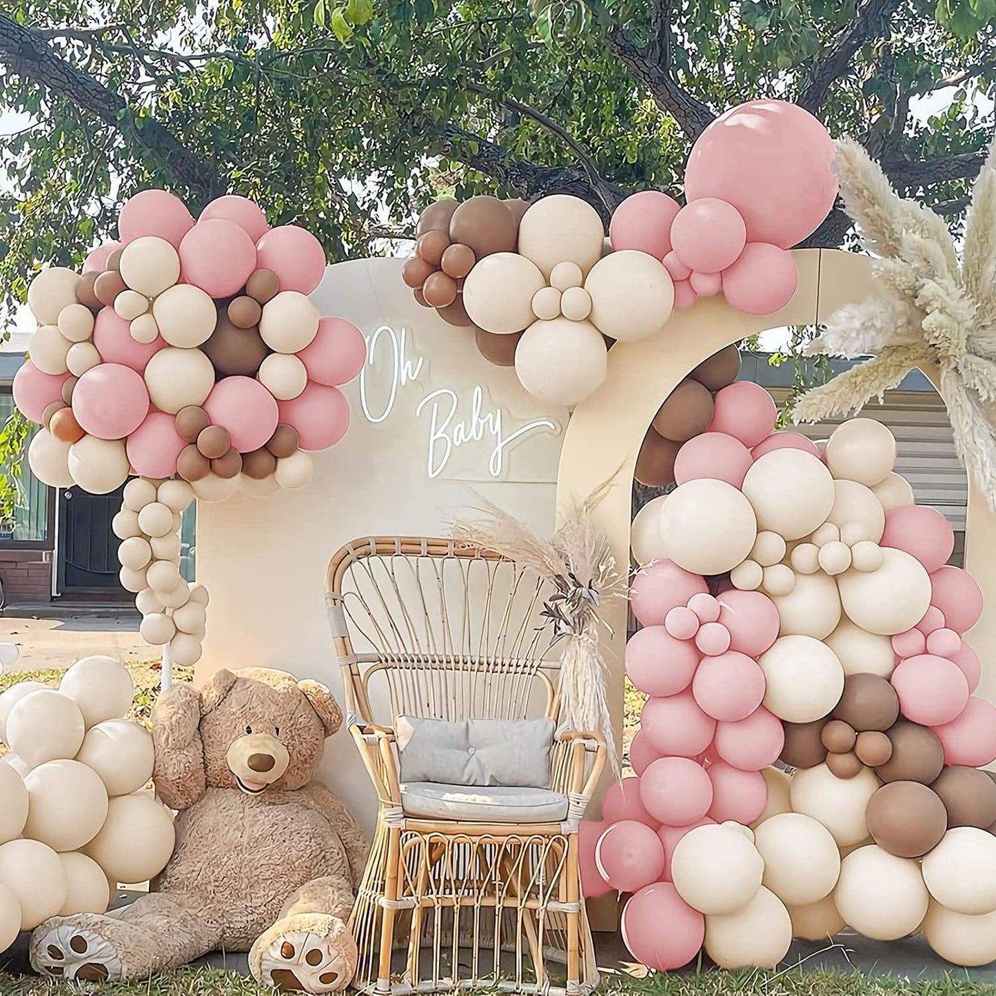 decoração chá revelação minimalista