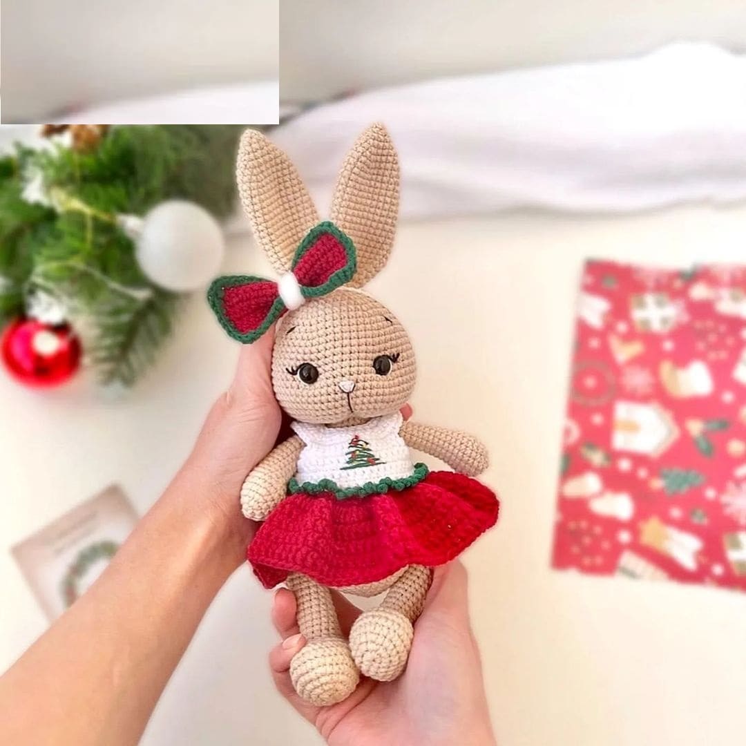 tutorial coelhinha amigurumi