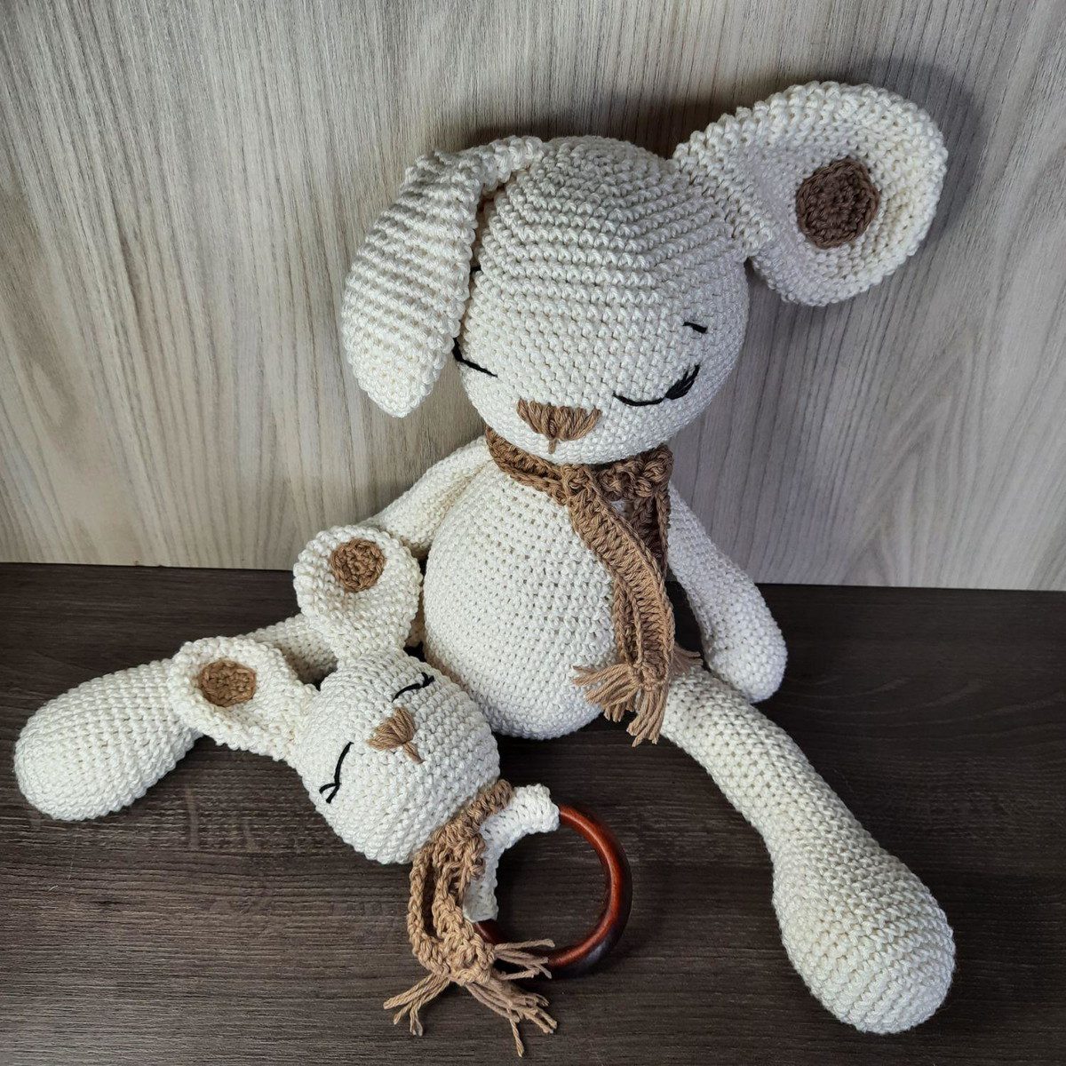 amigurumi de coelho grande