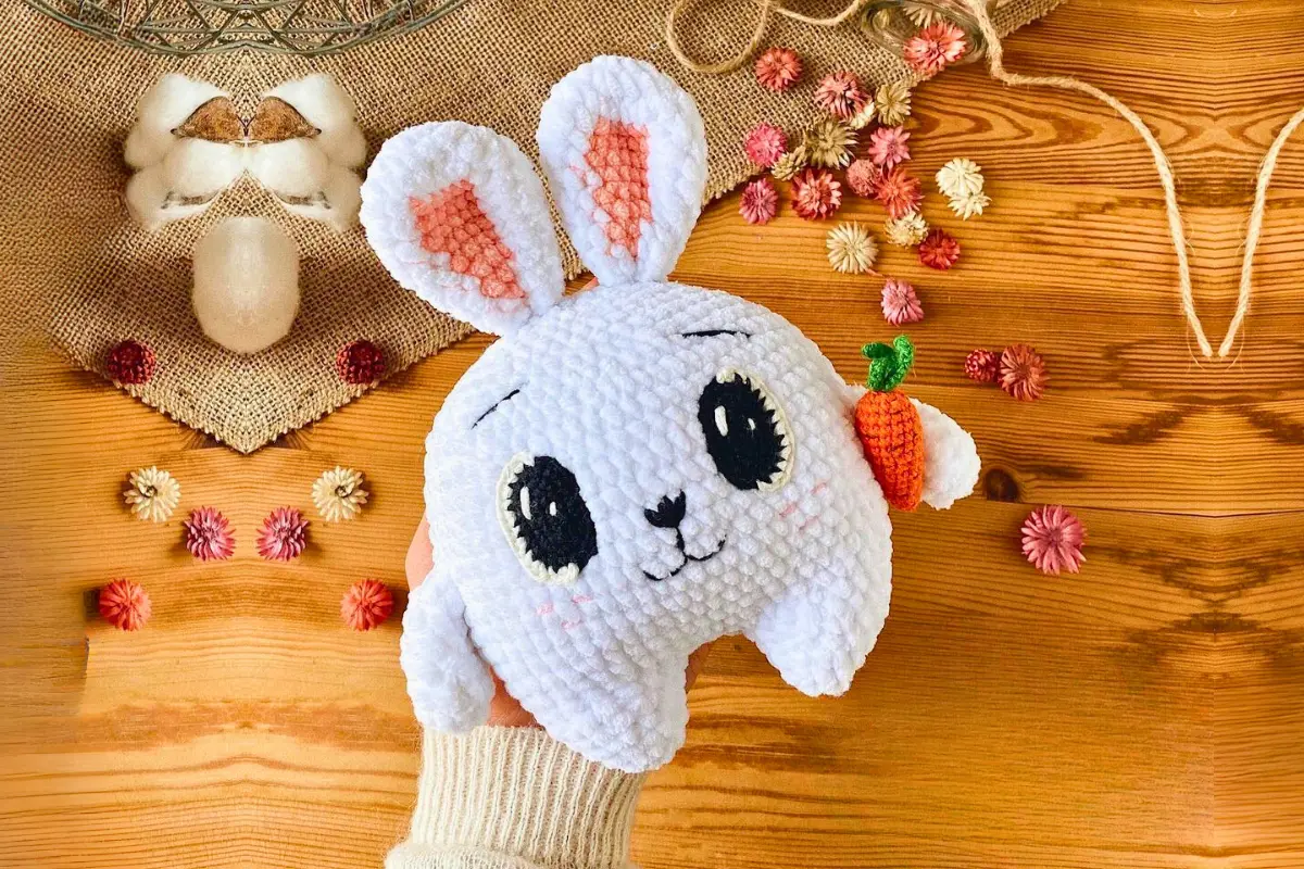 amigurumi de coelho grande
