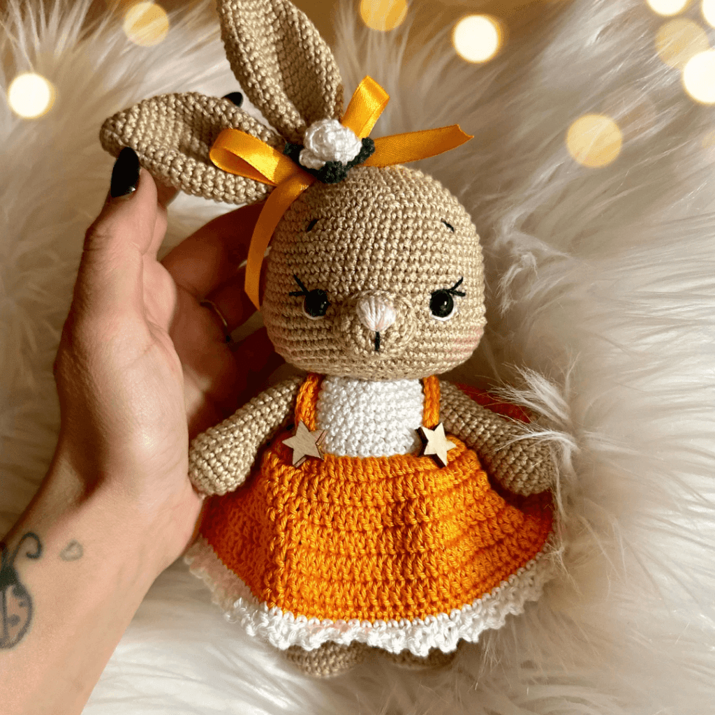 coelho amigurumi fácil