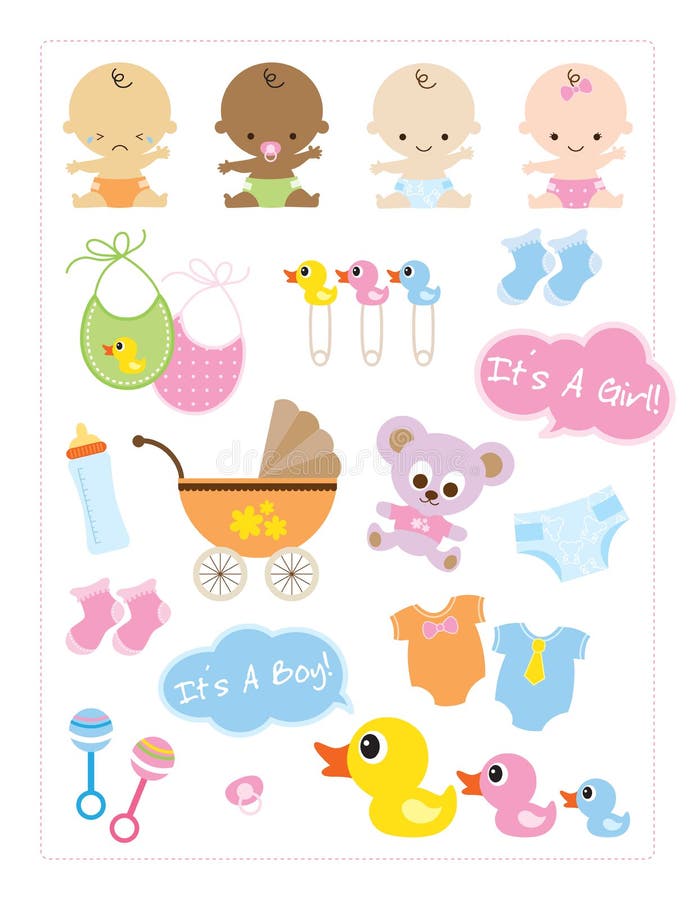decoração de bebê para imprimir