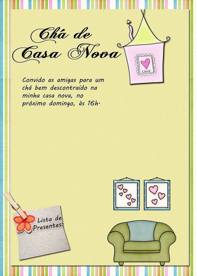 tema chá de casa nova