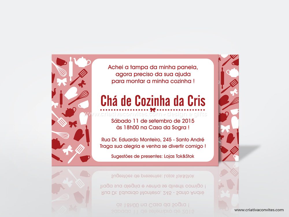 tema chá de casa nova