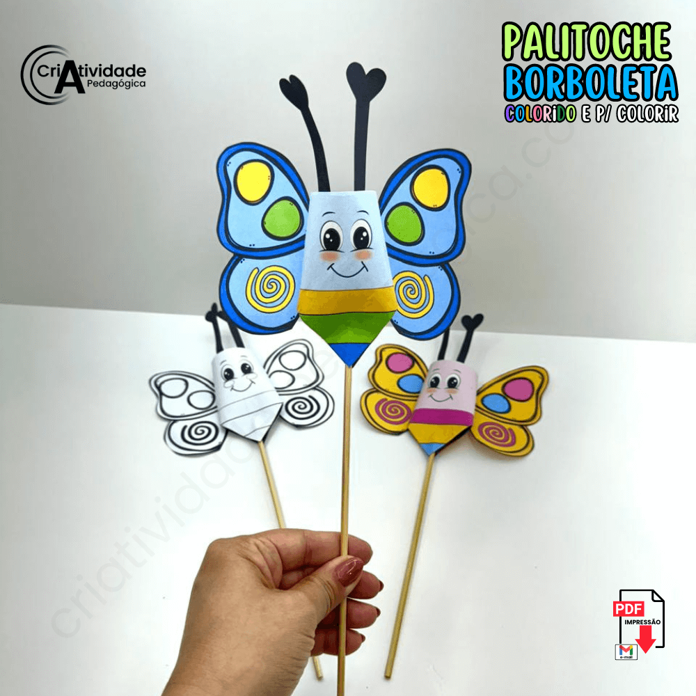 borboleta 3D para imprimir