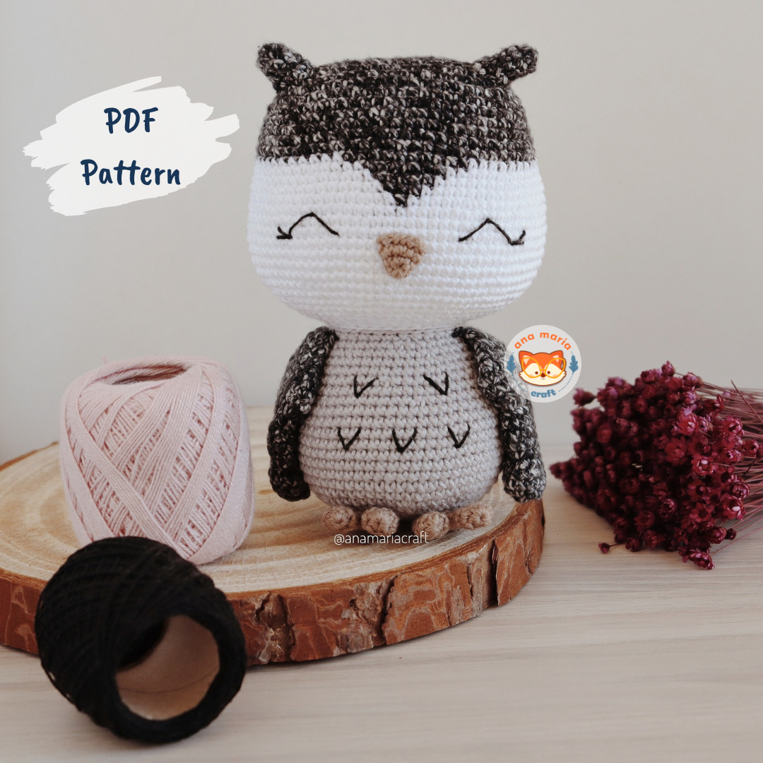 amigurumi coruja passo a passo