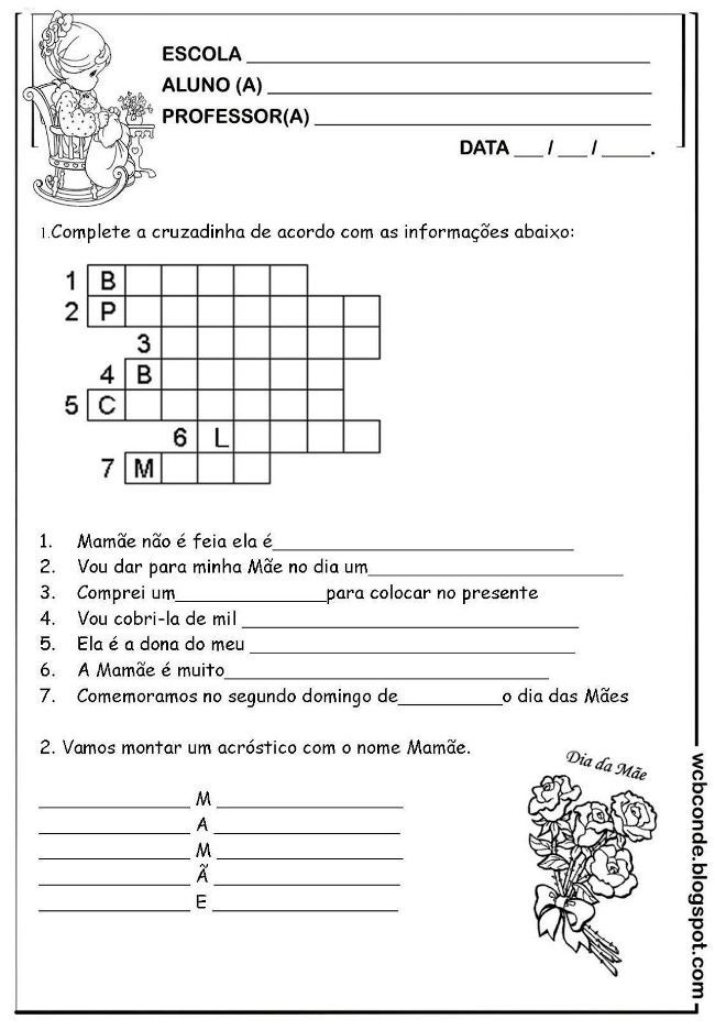 cruzadinhas para imprimir