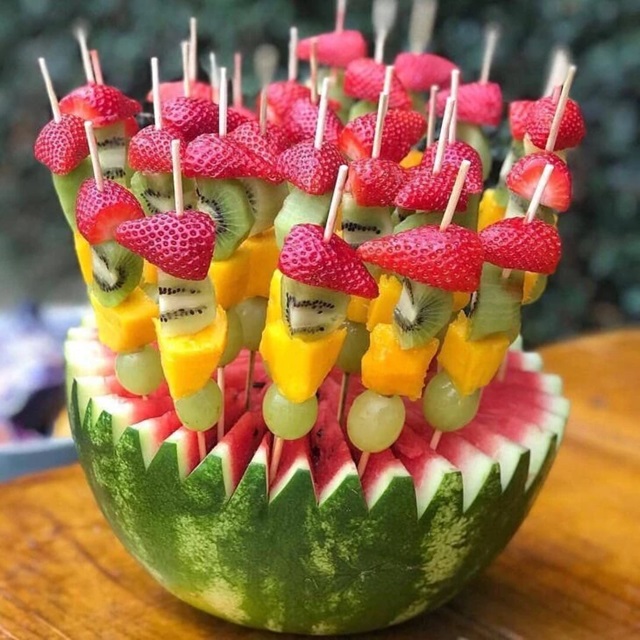 bandeja de frutas para ceia de natal