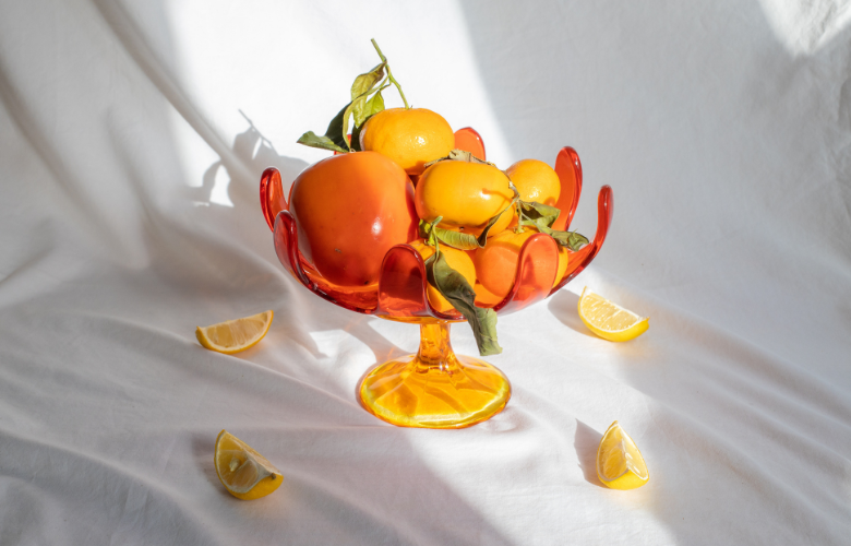 centros de mesa com frutas para casamento