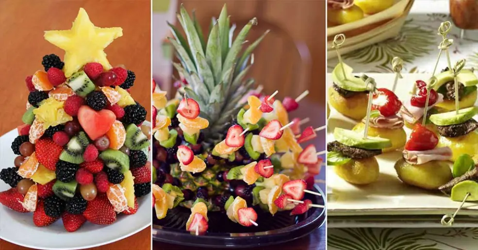 como decorar com frutas