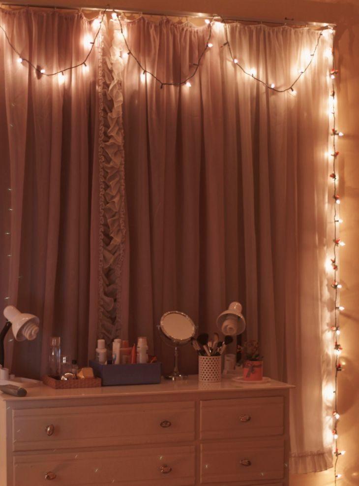 ambientes cozy com luzes