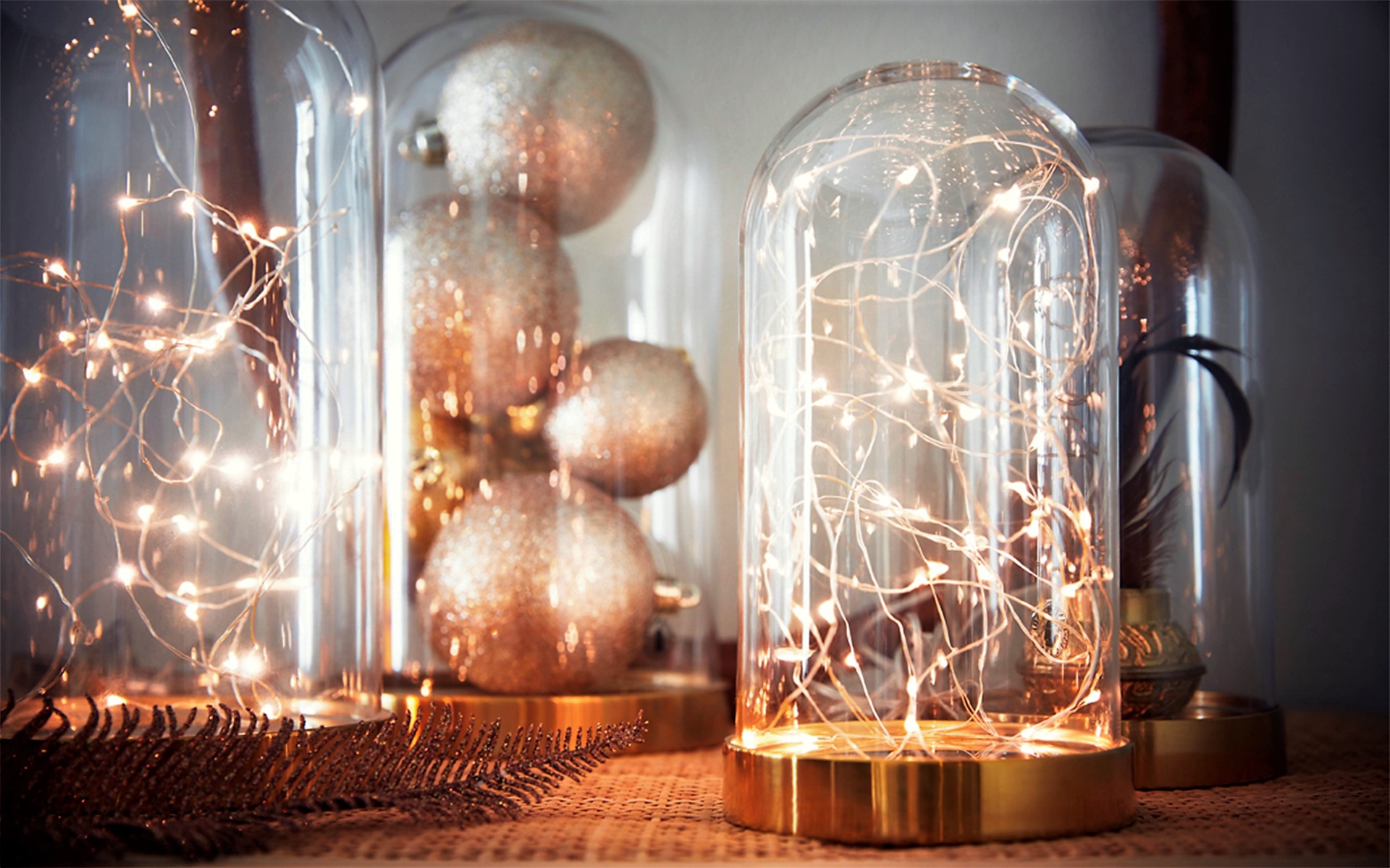 ambientes cozy com luzes