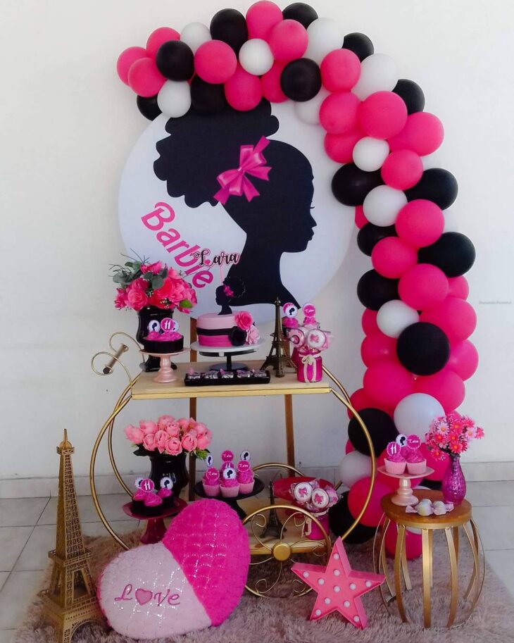mini table barbie