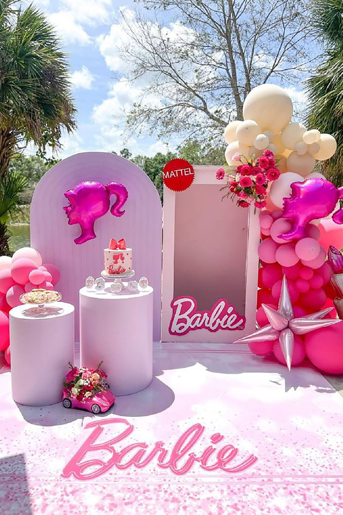 ideias baratas festa barbie
