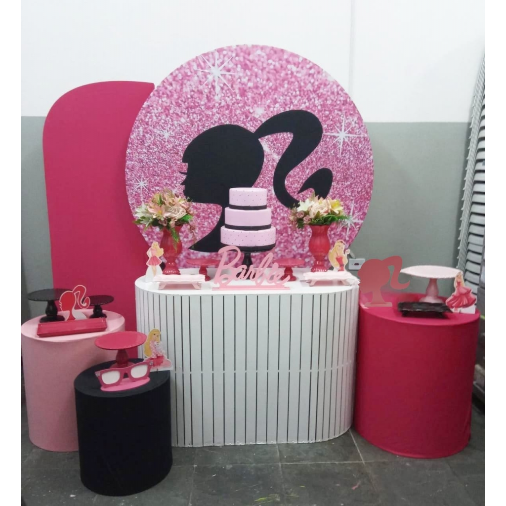 ideias baratas festa barbie