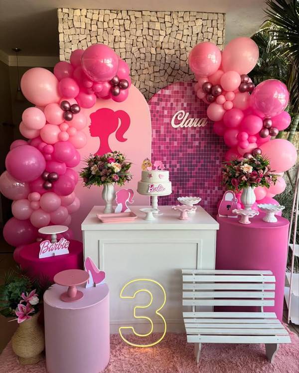 painel barbie simples