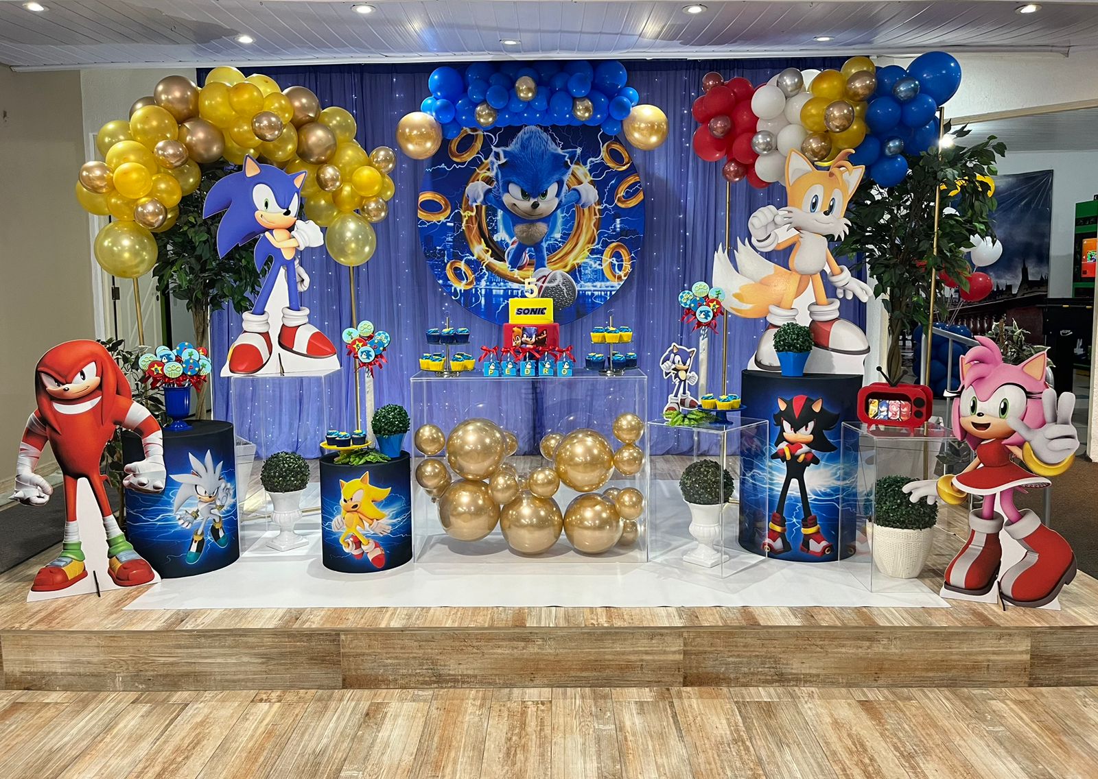inspiração festa sonic