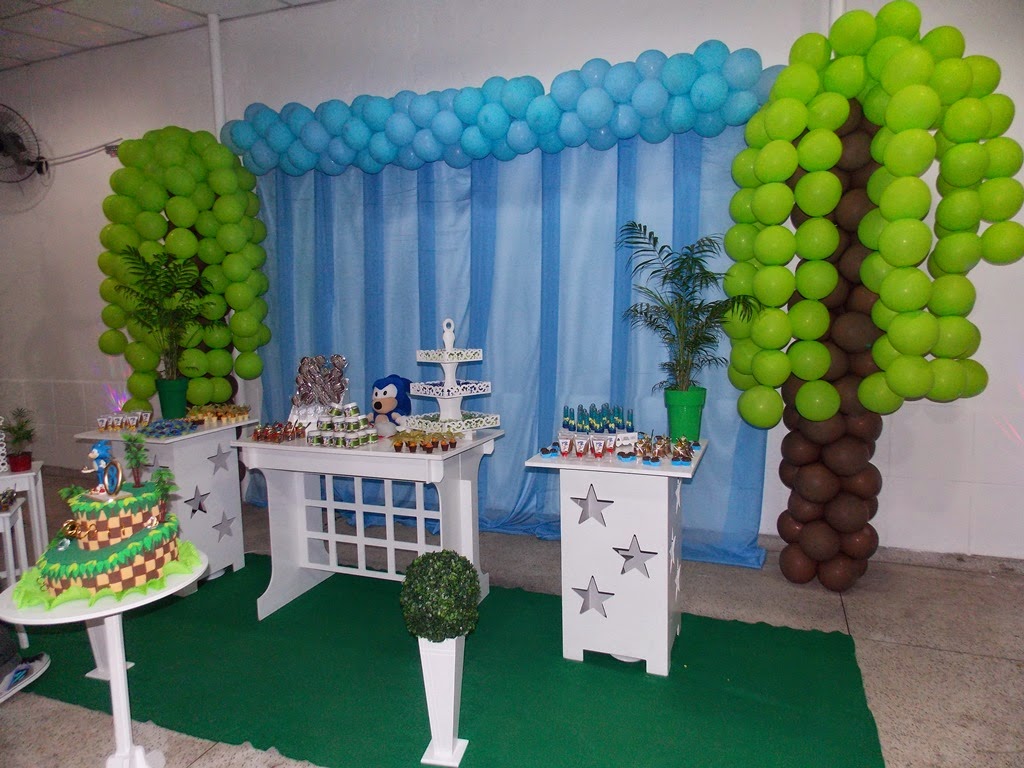 ideias festa sonic infantil