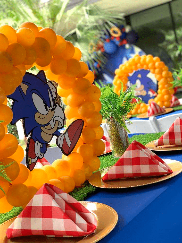 inspiração festa sonic