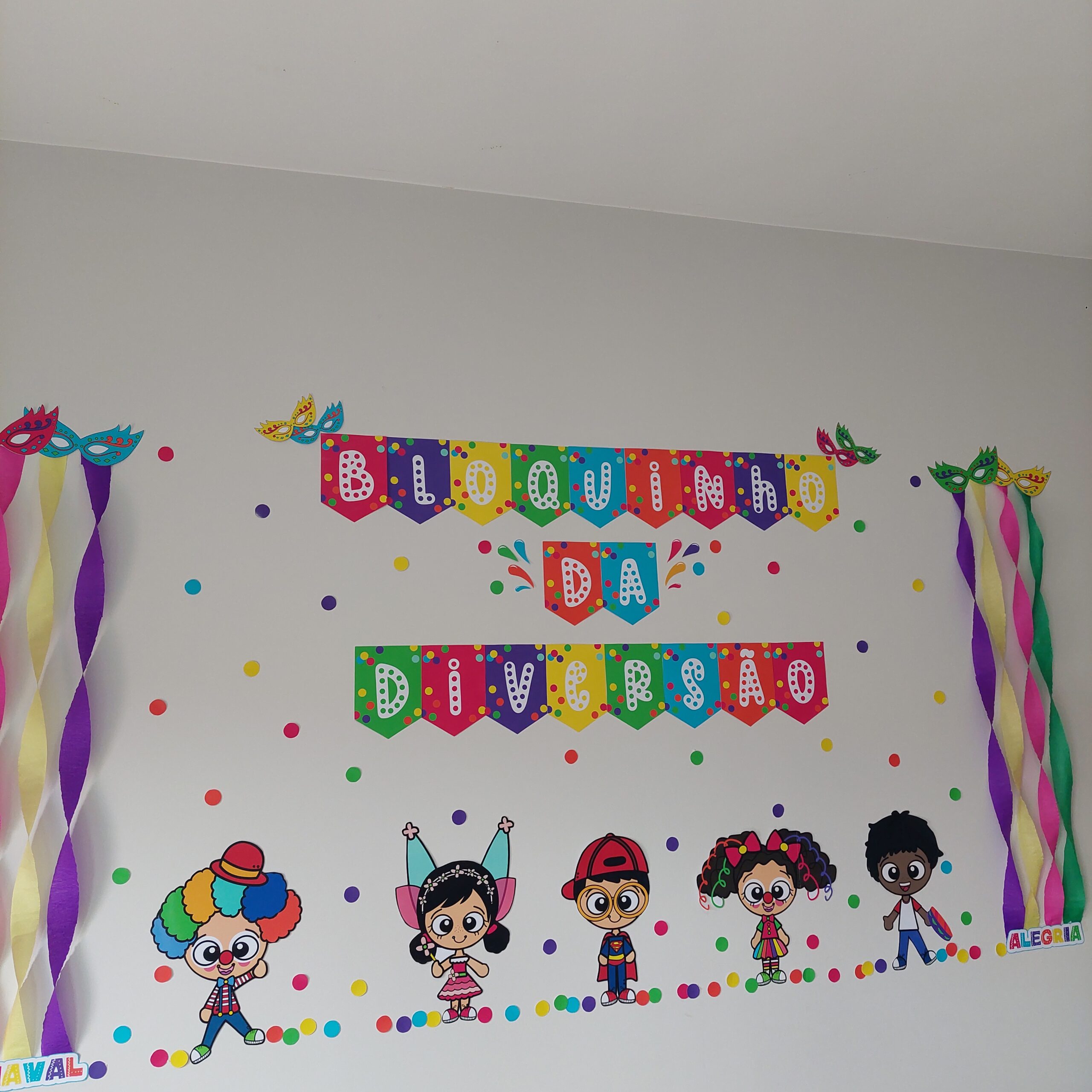 ideias de painel de carnaval