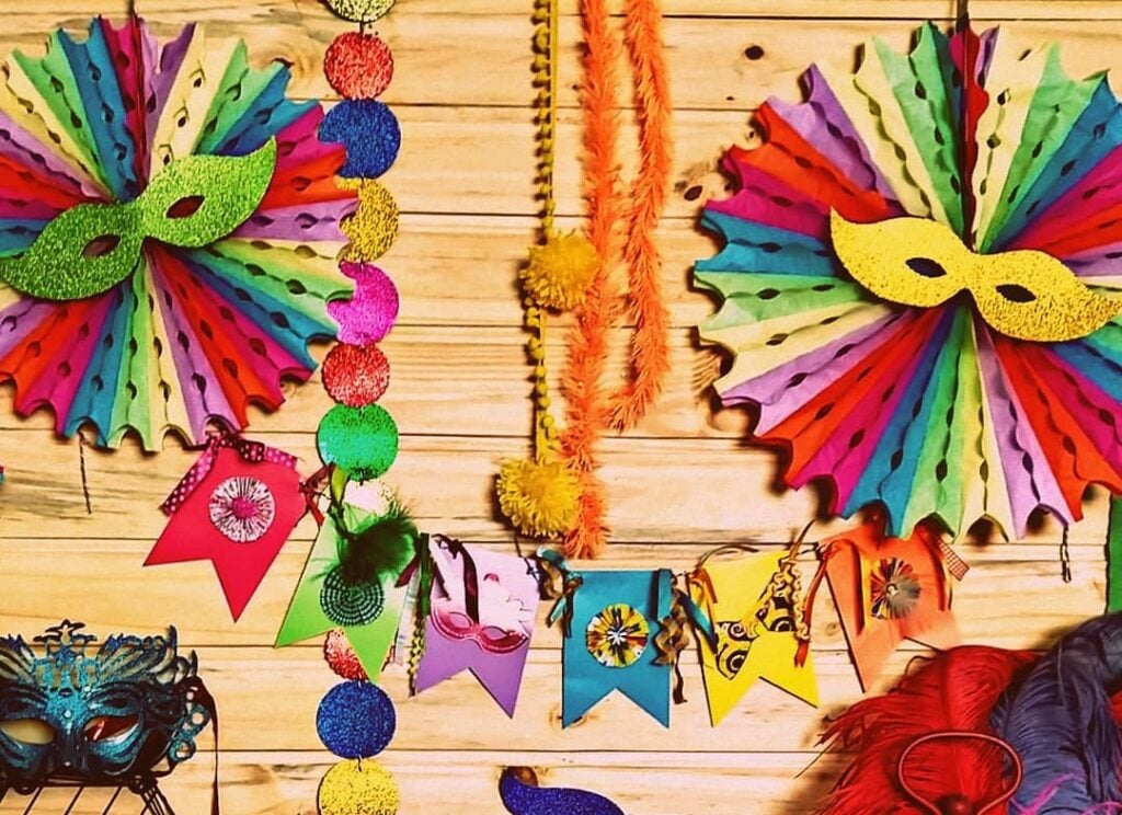 carnaval em casa decoração