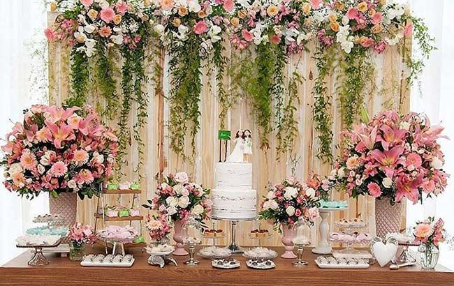 ideias decoração casamento barato