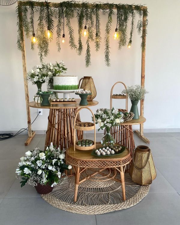 ideias decoração casamento barato