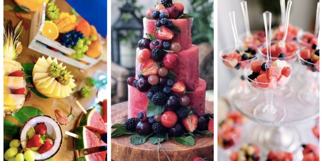 ideias criativas para servir frutas
