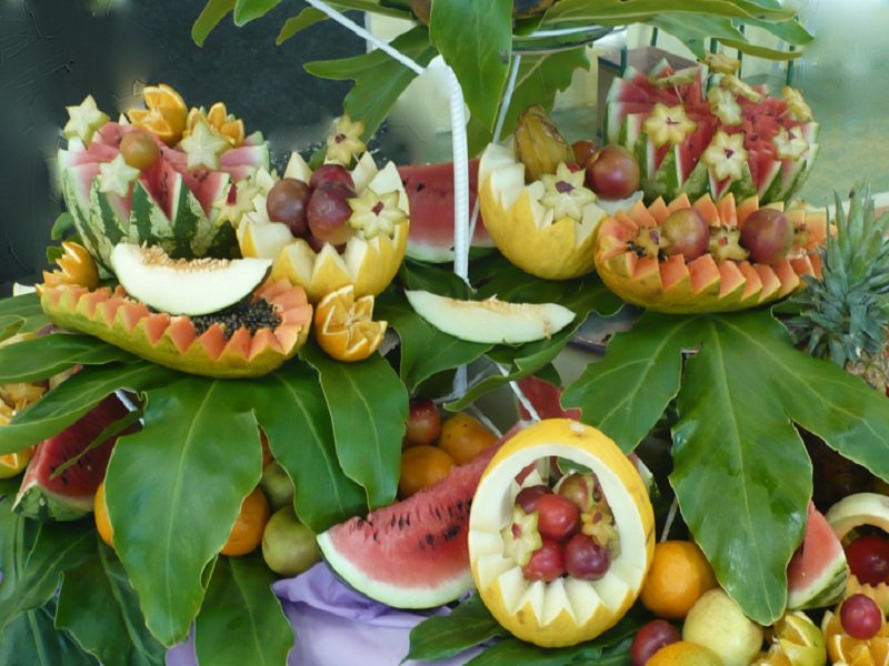 receitas de decoração com frutas