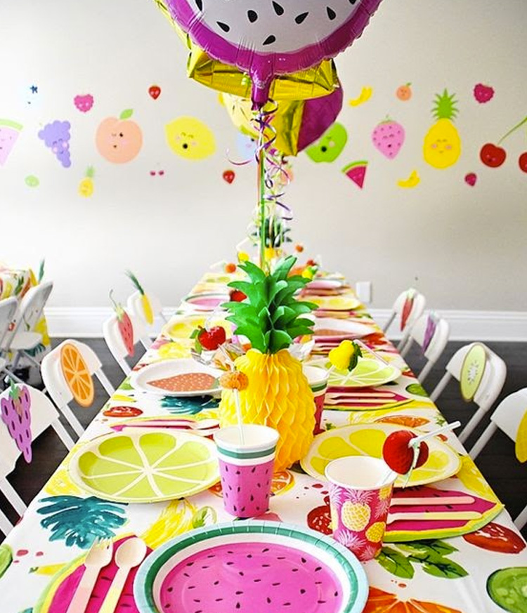 tendências decoração mesa 2026 frutas