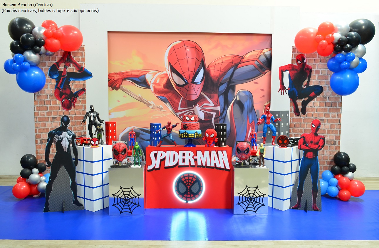 painel homem aranha econômico
