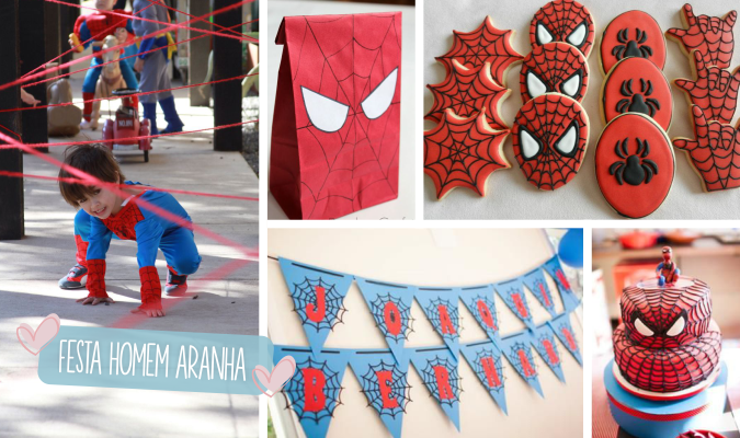 decoração aranha simples