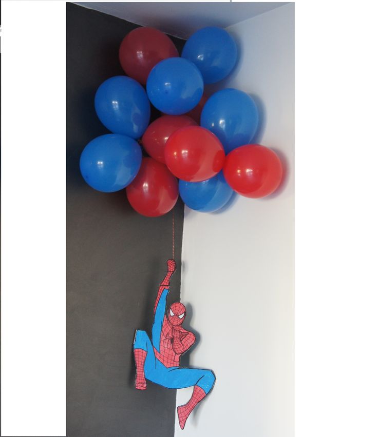 decoração homem aranha simples
