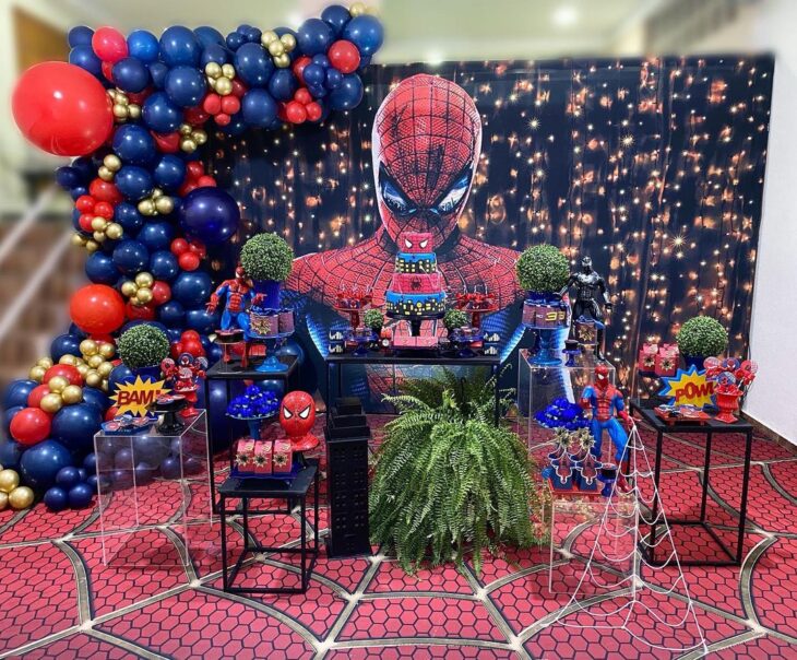 festa homem aranha DIY