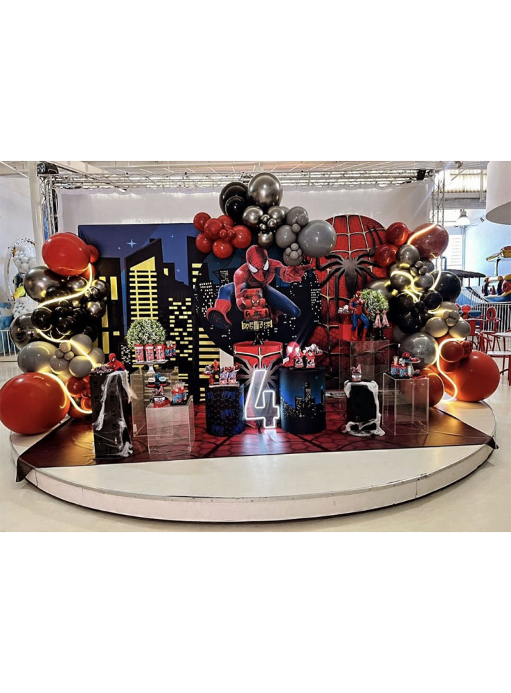 balões homem aranha criativos