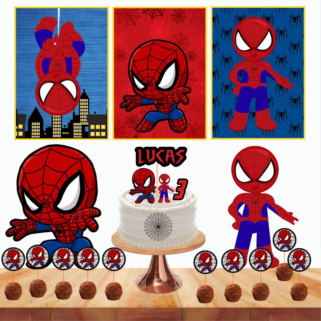 lembrancinhas homem aranha DIY