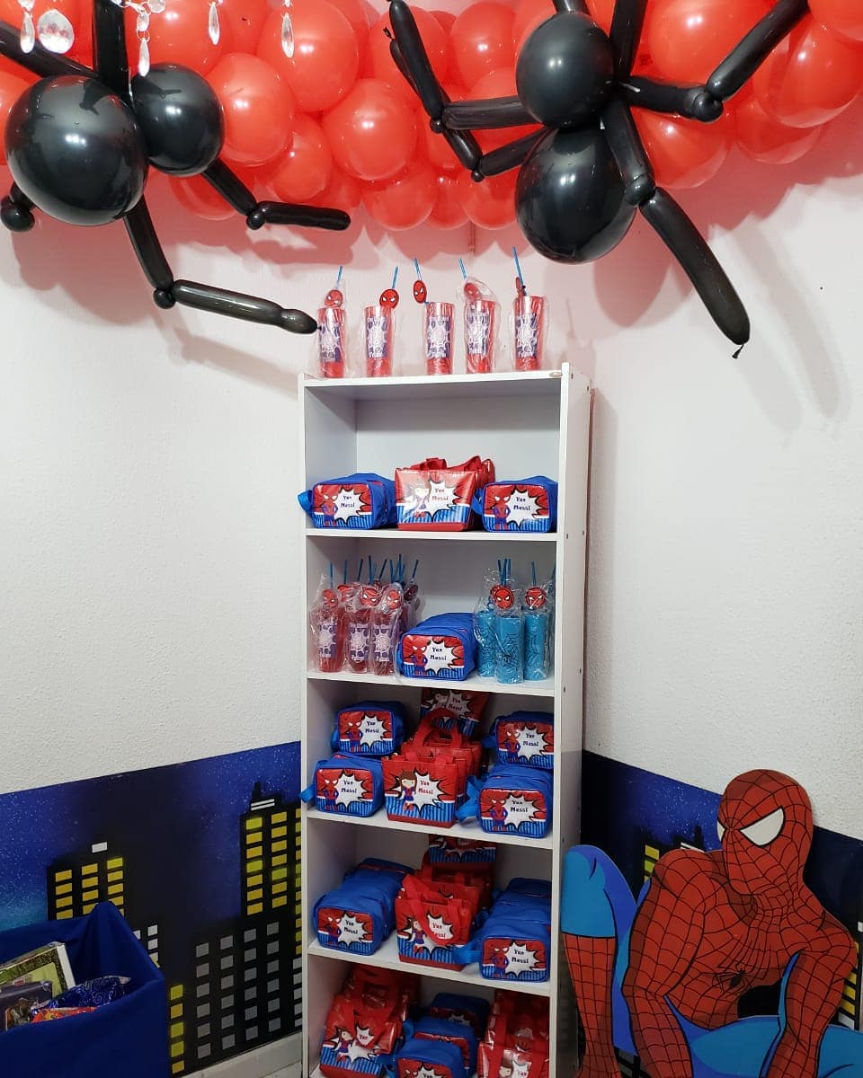 decoração aranha simples