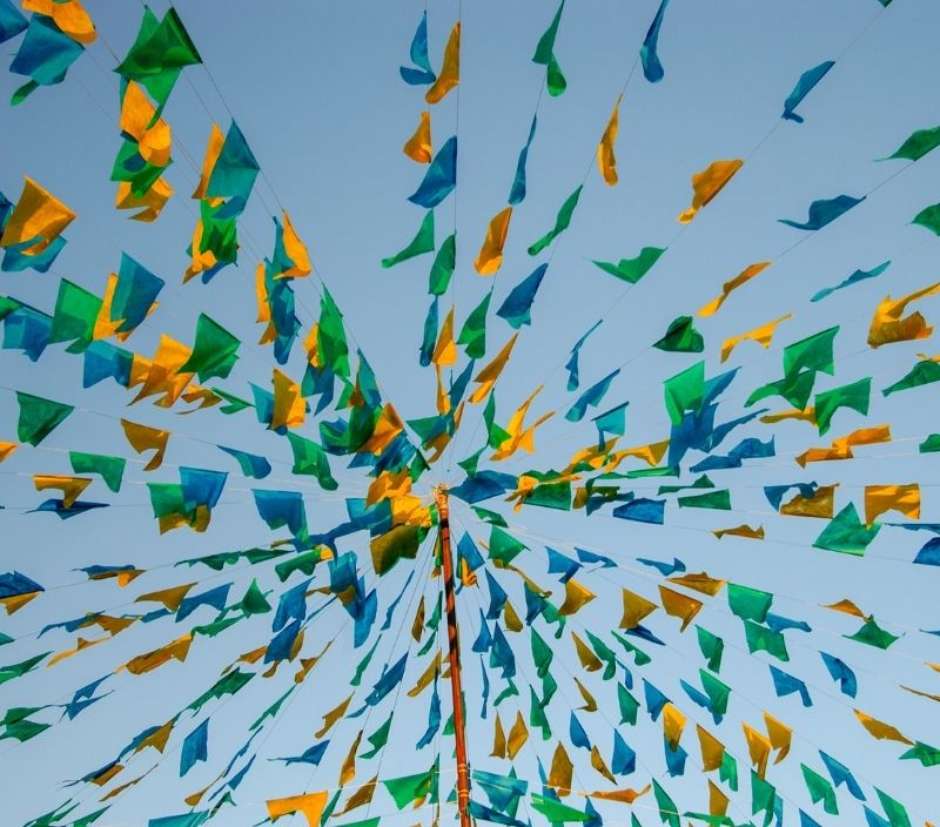 decoração junina tradicional