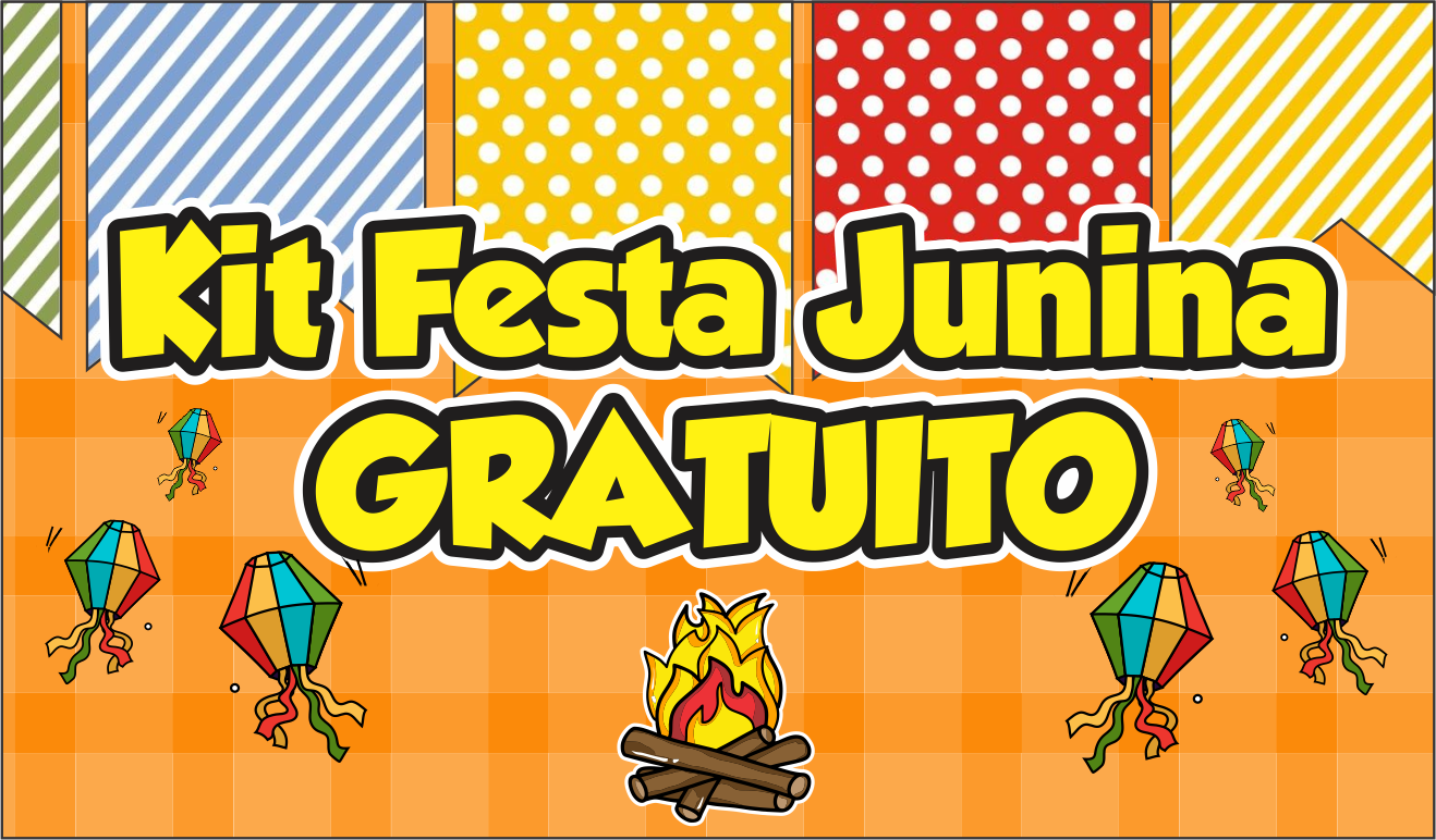 decoração festa junina DIY grátis