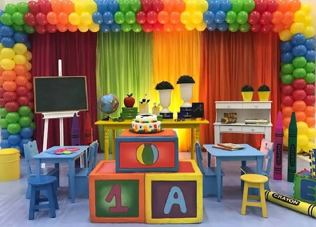 ideias decoração formatura educação infantil