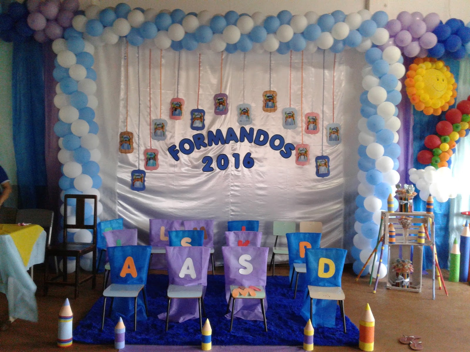 decoração festa formatura crianças