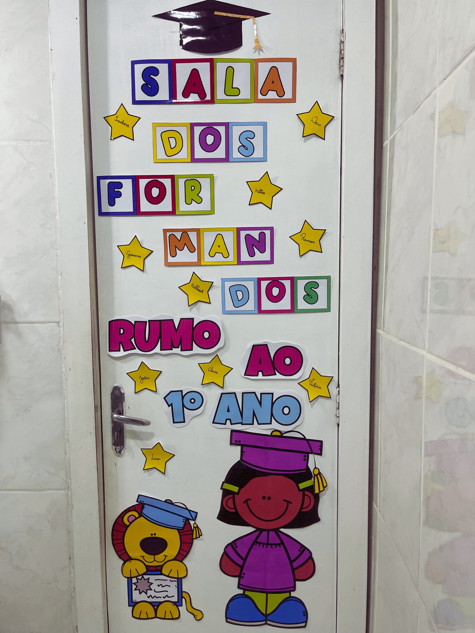 decoração formatura abc simples