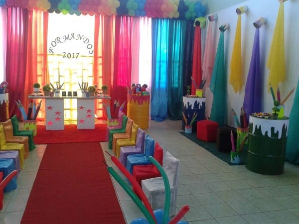 decoração festa formatura crianças